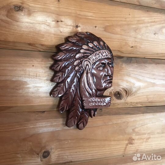 Панно индеец СССР