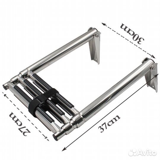 Лестница трап для лодки, катера, яхты и т.д