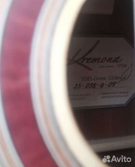 Гитара классическая 3/4 Кремона S58s Green globe