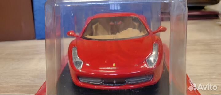 Модель машинки 1 43. Феррари ferrari 458 italia