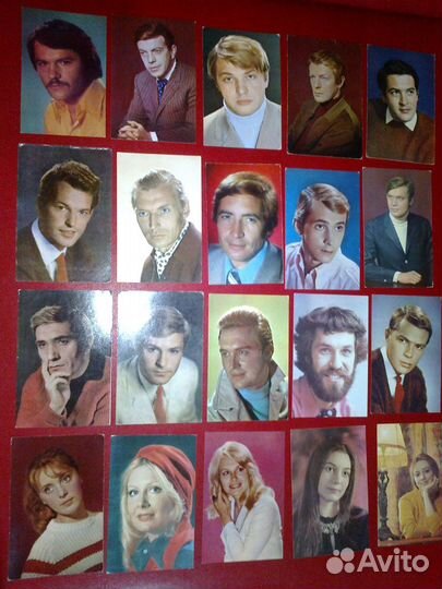 Открытки артисты и цветные
