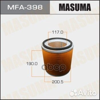 Фильтр воздушный MFA-398 Masuma
