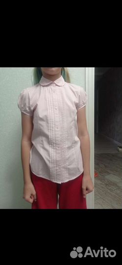 Рубашка для девочки 134 140
