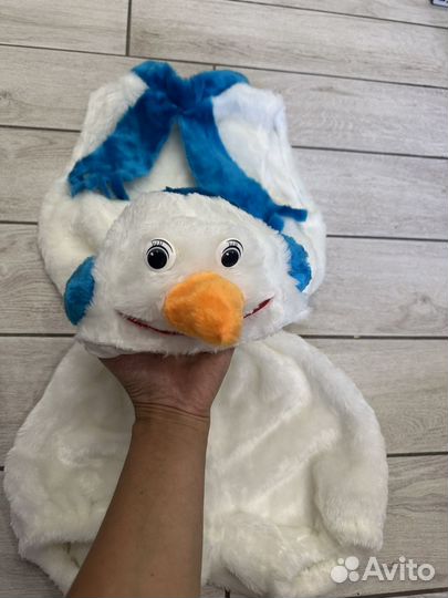 Новогодний костюм снеговика 110-116