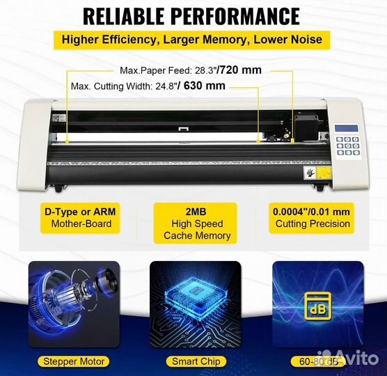 Режущий плоттер по винилу 28 дюймов, Новый