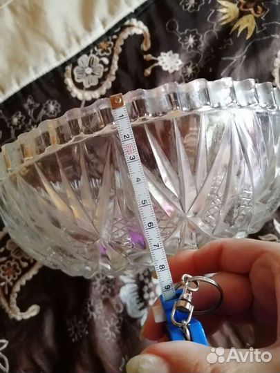 Хрустальная салатница СССР