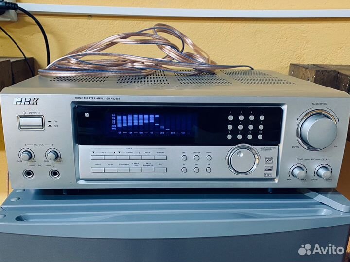 Акустические колонки, усилитель (500w, 120w, 90w)