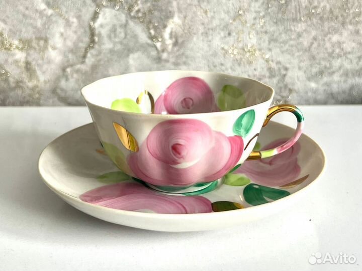 Кофейные пары лфз, чашки, блюдца. Фарфор СССР