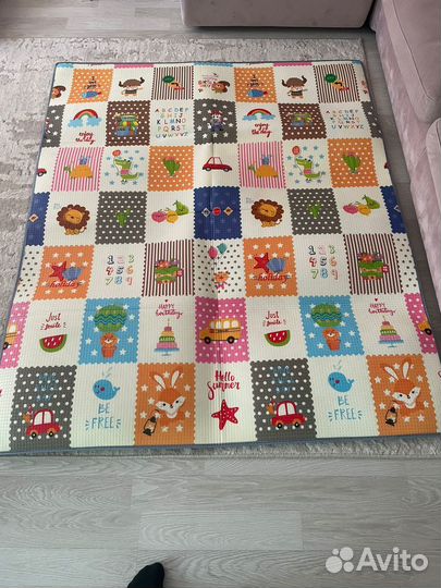 Детский развивающий коврик, размер 150 на 180