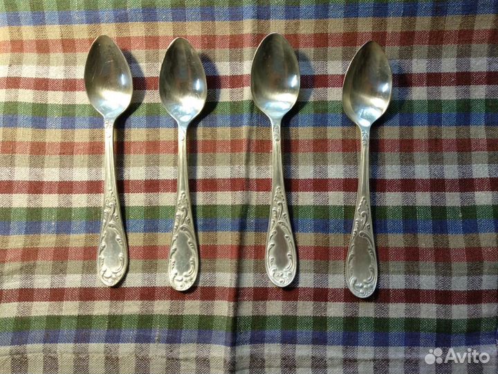 Чайные мельхиоровые ложки. Кольчугино