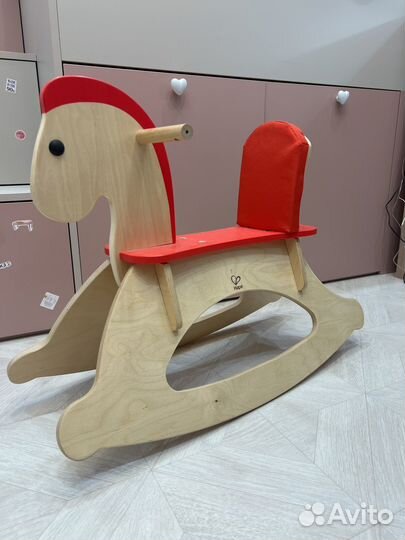 Лошадка качалка деревянная