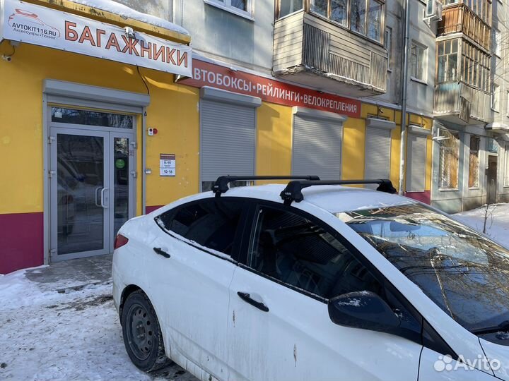 Багажник на крышу hyundai solaris 