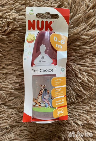 Бутылочка для кормления nuk