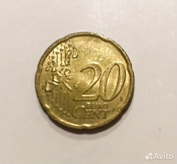 Монета Австрия 20 евроцентов