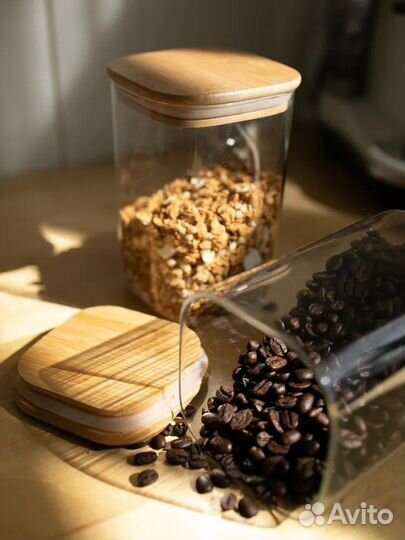 Банки стеклянные для хранения 80х100мм - 500 мл