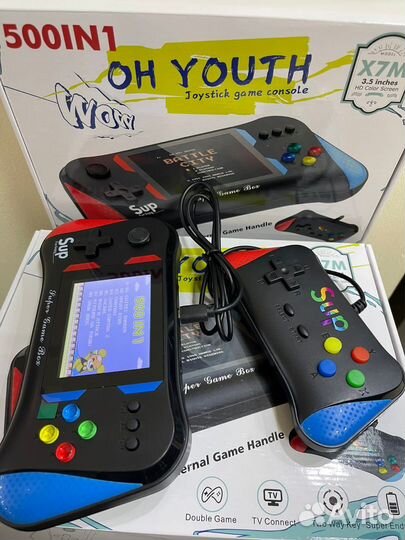 Портативная приставка Dendy Sup X7M 500игр