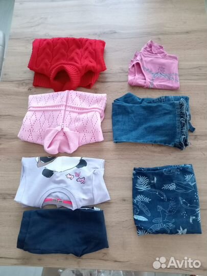 Вещи для девочки пакетом на 3-5 лет