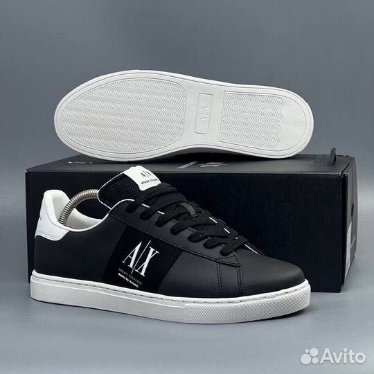 Кеды Armani Exhange мужские кожаные