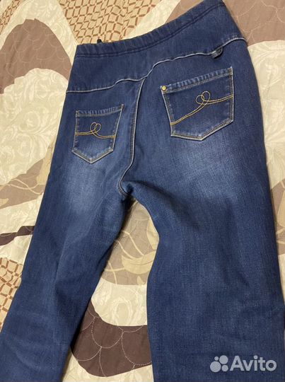 Джинсы для беременных утепленные