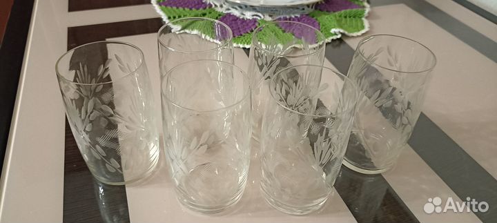 Хрустальные стаканы