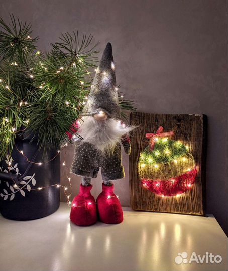 Интерьерное панно-светильник