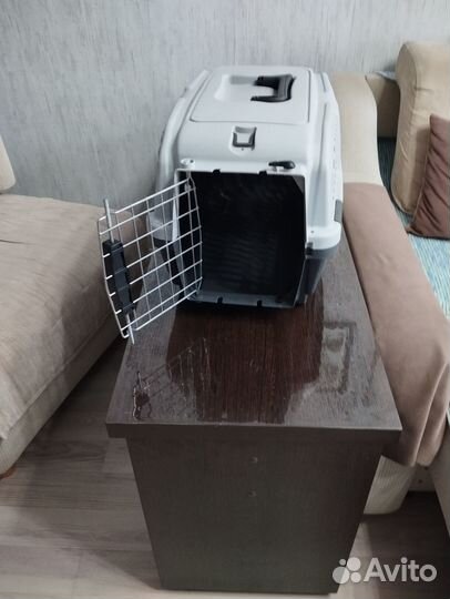 Переноска для кошек пластиковая бу