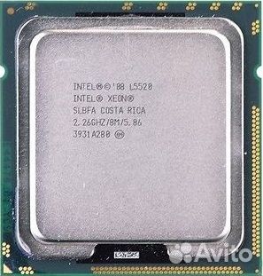 Процессор Intel Xeon L5520 (4C/8T, 2.26/2.48 GHz