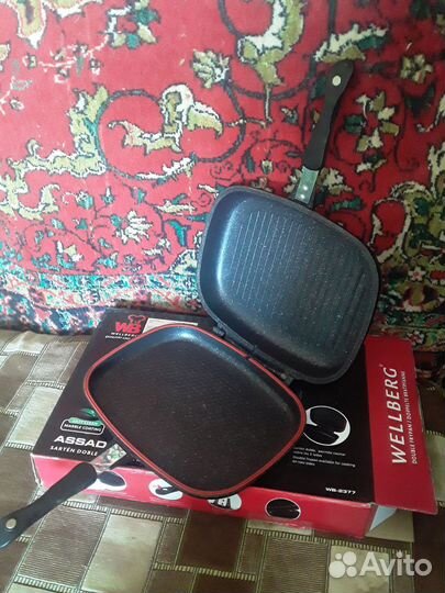 Двухсторонняя сковорода с антипригарным покрытием