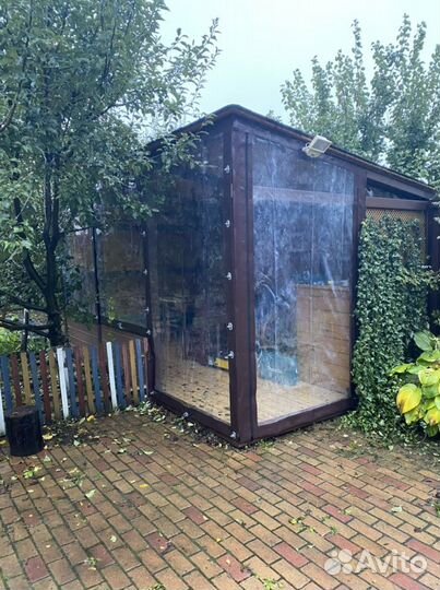 Мягкие окна на террасу от дождя