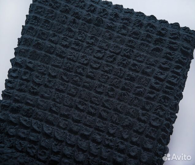 Набор чехлов на стулья со спинкой 6 шт, Антрацит