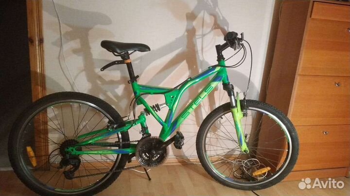 Велосипед stels mustang зеленый