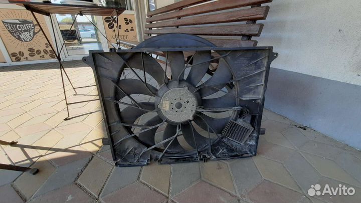 Вентилятор охлаждения на mercedes w220 3.2 cdi