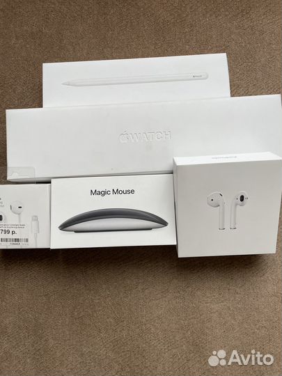 Коробки от часов,наушников,ручки,мышки Apple