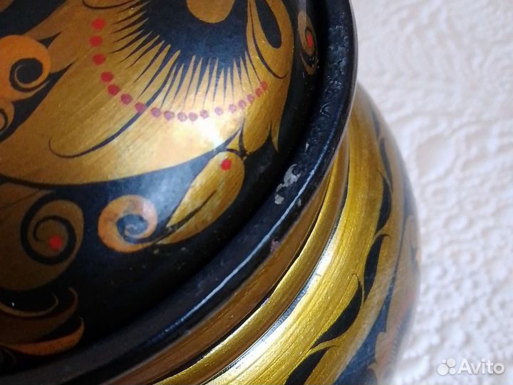 Банка гжель