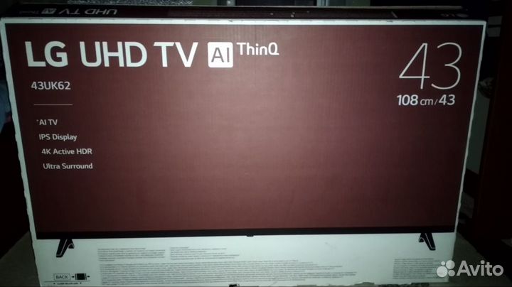 Телевизор LG 43UK6200PLA