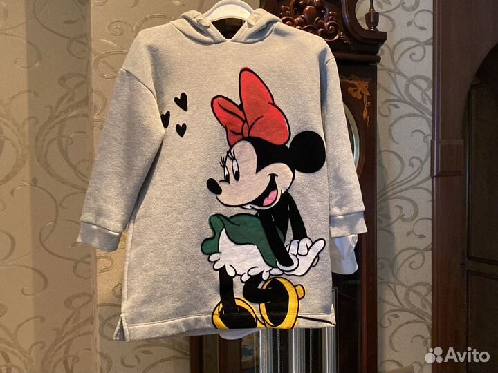 Рубашка и платье-худи 6/7 лет