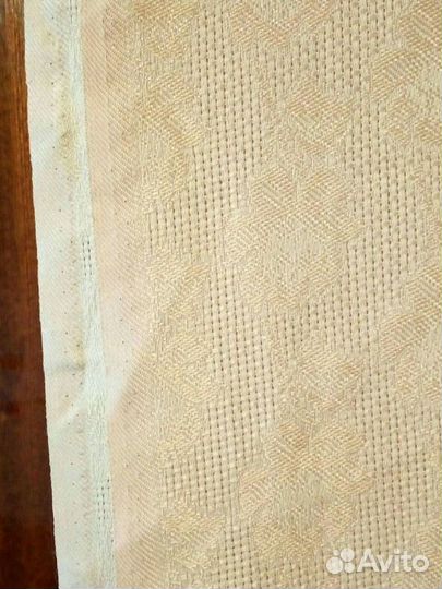 Отрез: Жаккардовый лен с вискозой, 1,65м шир.1,45м