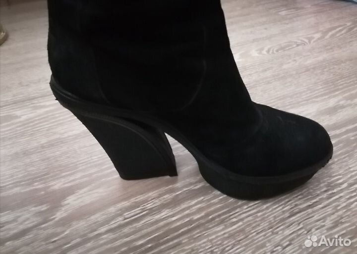 Сапоги Италия Alberto замша кожа натуральная Европ