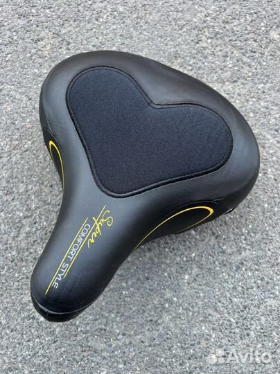 Седло велосипедное VS 03 Jupiter yellow