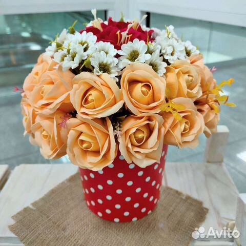 Мыльные розы букет