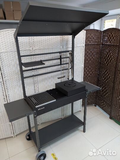 Мангал с крышей сталь 3мм