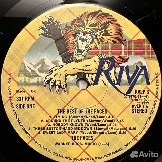 Faces – The Best Of The Faces 2LP (Англия 1977г.)