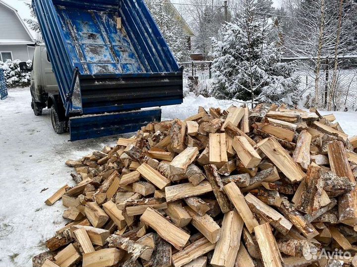 Дрова колотые березовые