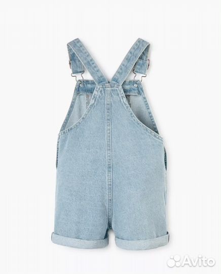 Джинсовый комбинезон шортами 80