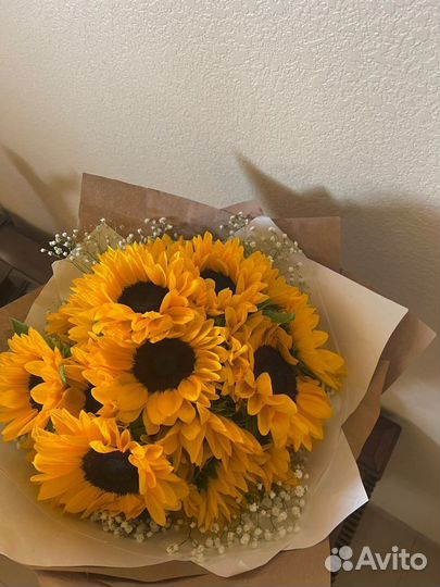 Подсолнухи букет