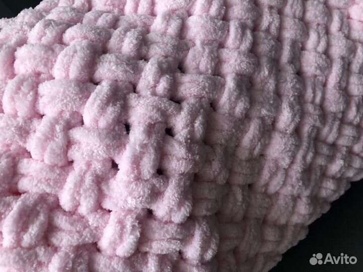 Зефирный детский плед