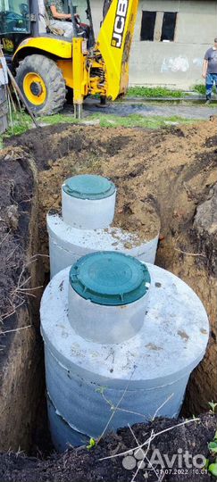 Септик под ключ. Кессон/Выгребная яма