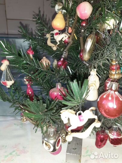 Ёлочные мини игрушки ссср, 60-х