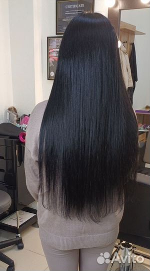 Наращивание волос-загущение