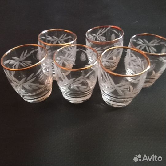 Рюмки хрусталь СССР